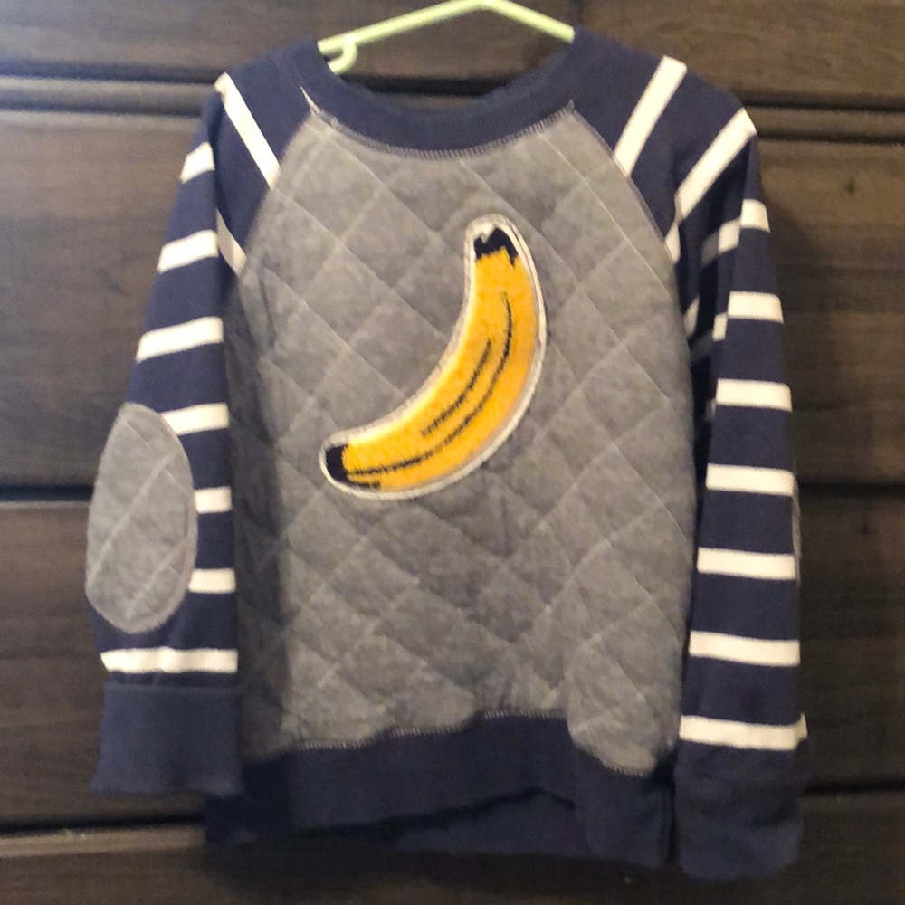 Hanna Anderson banana sweatshirt